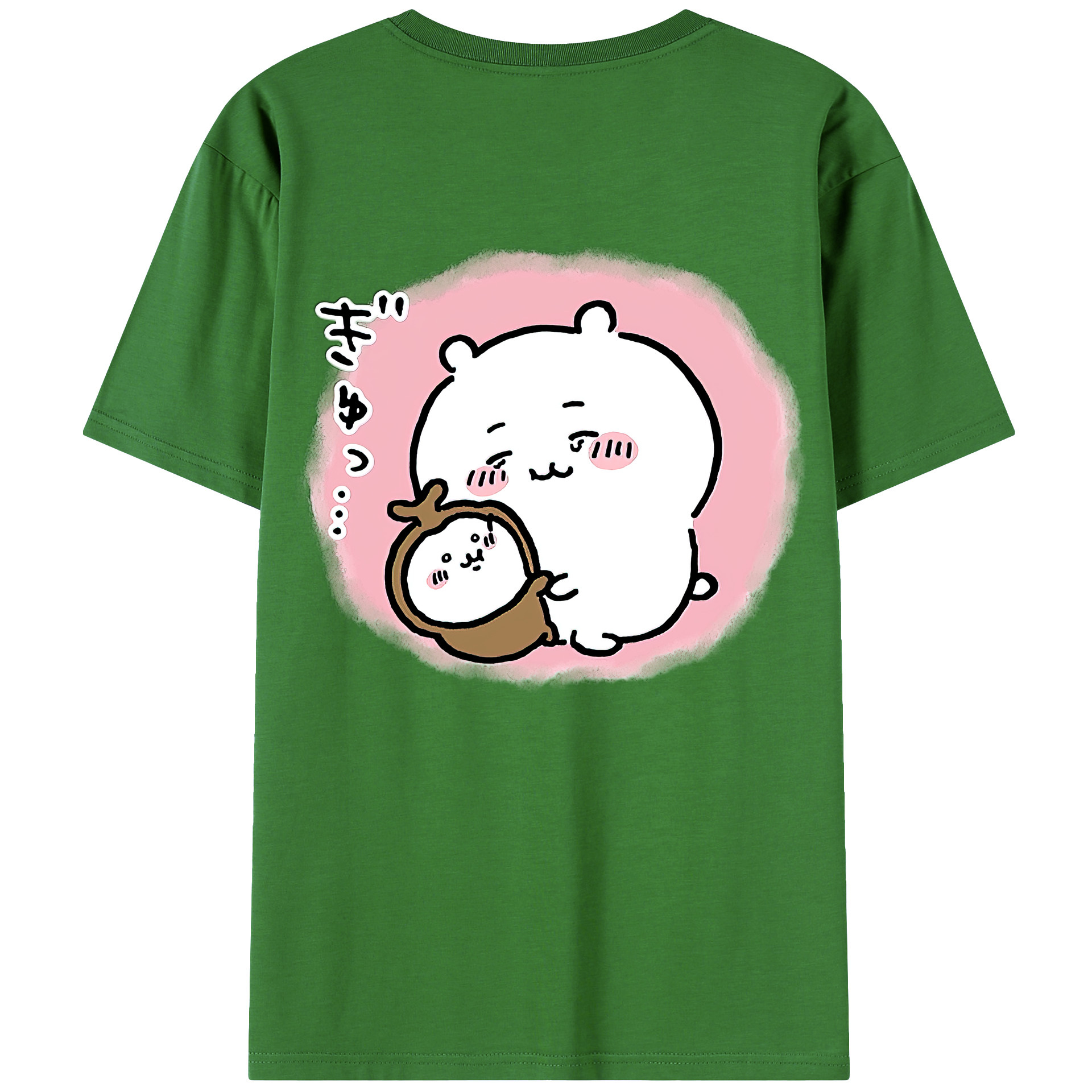 （画像用） ちいかわ ちいかわ Chii-kawa chiikawa レディース半袖Tシャツ(バックプリント)